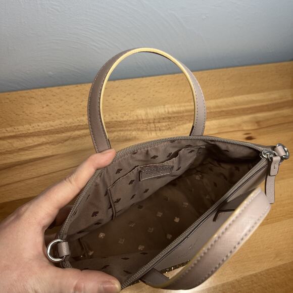 Kate Spade NY Penny Greta Court Tote Purse Glitter Sparkle Bag Cityscape Gray - Picture 10 of 16